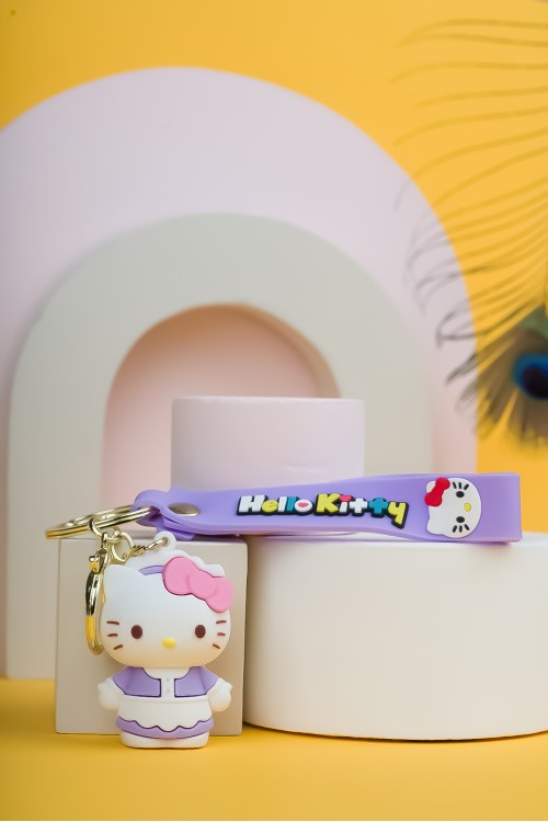 Hello Kitty Lila Anahtarlık